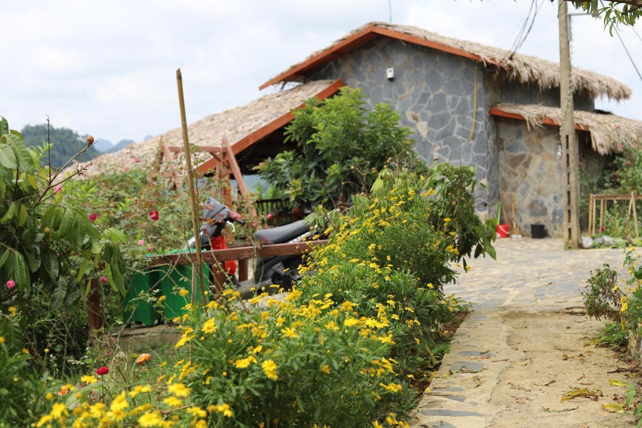 Ferienwohnung Moc Chau Peachy Garden Exterior foto