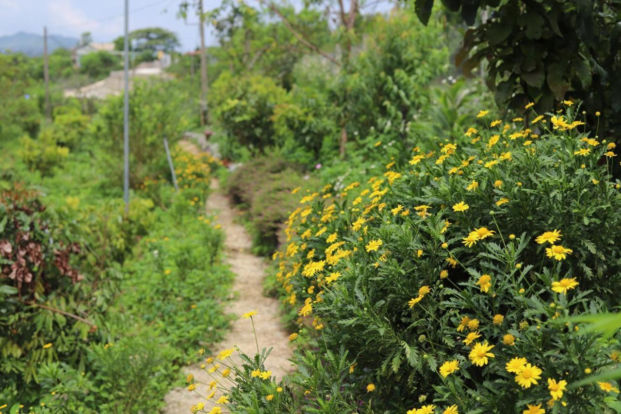 Ferienwohnung Moc Chau Peachy Garden Exterior foto
