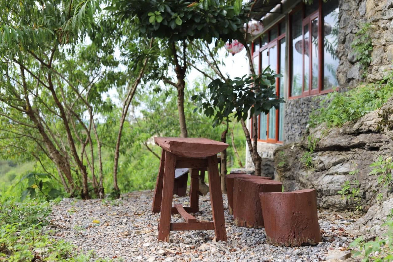 Ferienwohnung Moc Chau Peachy Garden Exterior foto