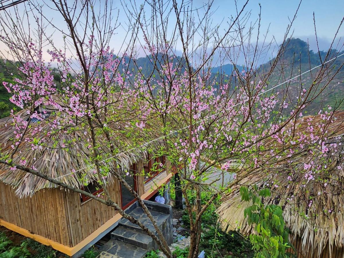 Ferienwohnung Moc Chau Peachy Garden Exterior foto