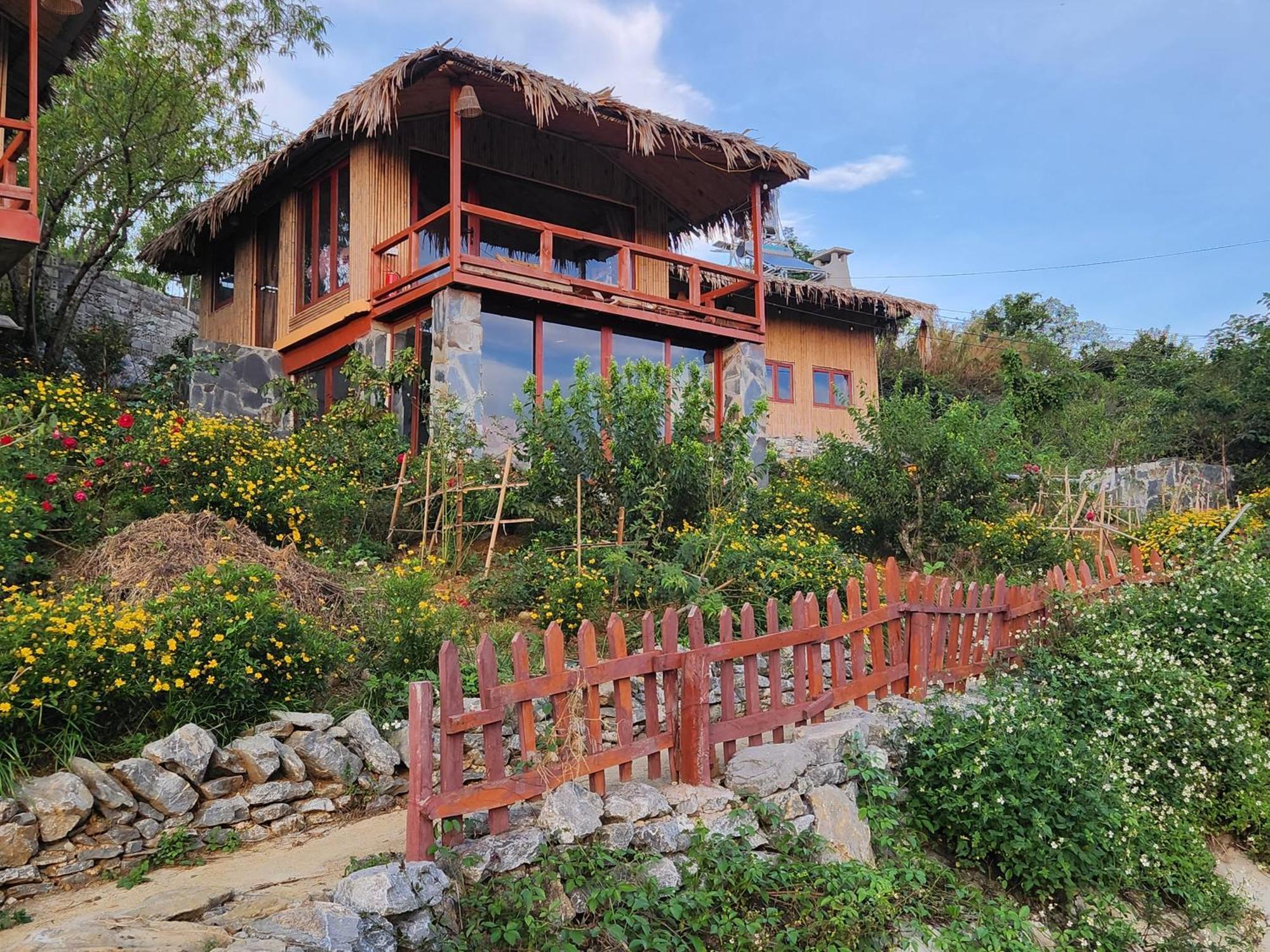Ferienwohnung Moc Chau Peachy Garden Exterior foto