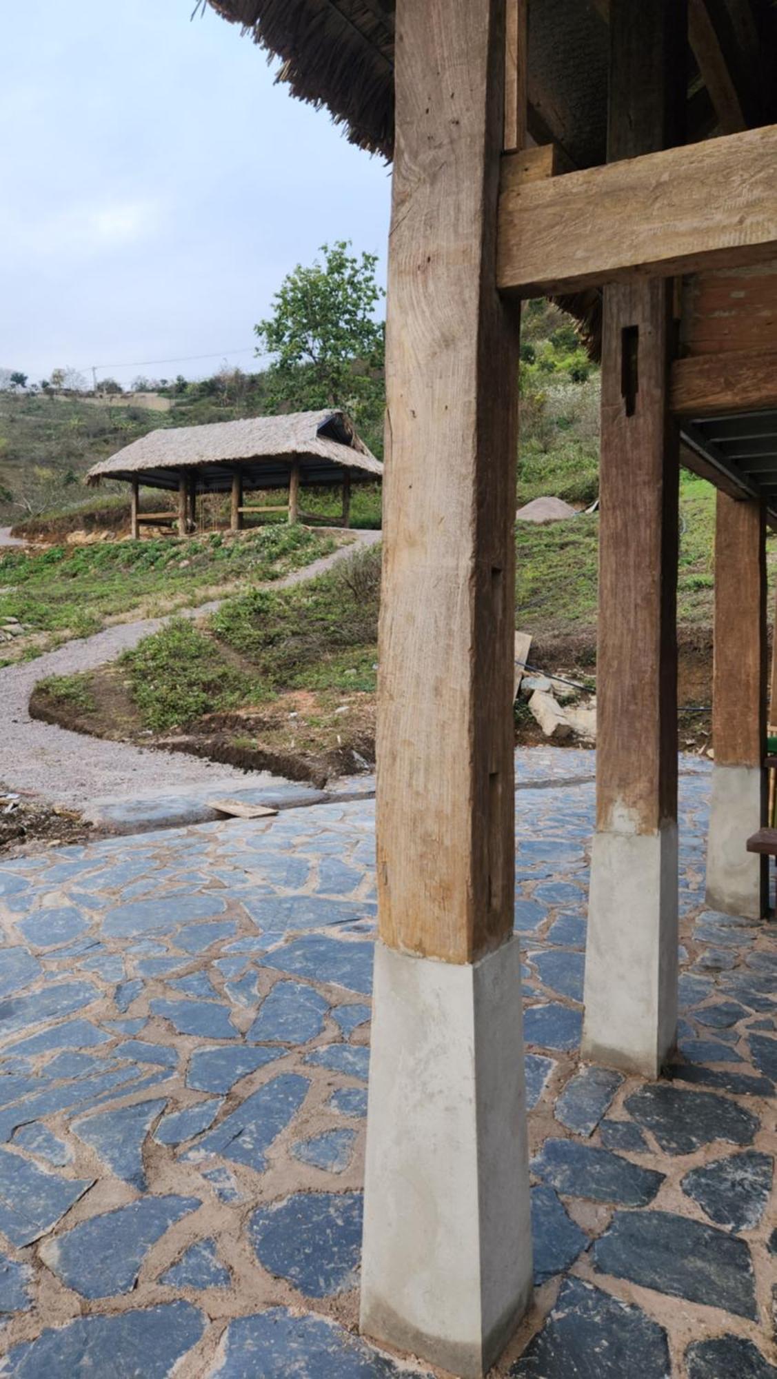 Ferienwohnung Moc Chau Peachy Garden Exterior foto
